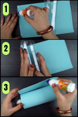 Step 1 - Cover the bottle