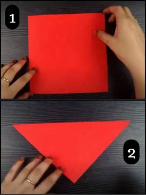 Triangular fold