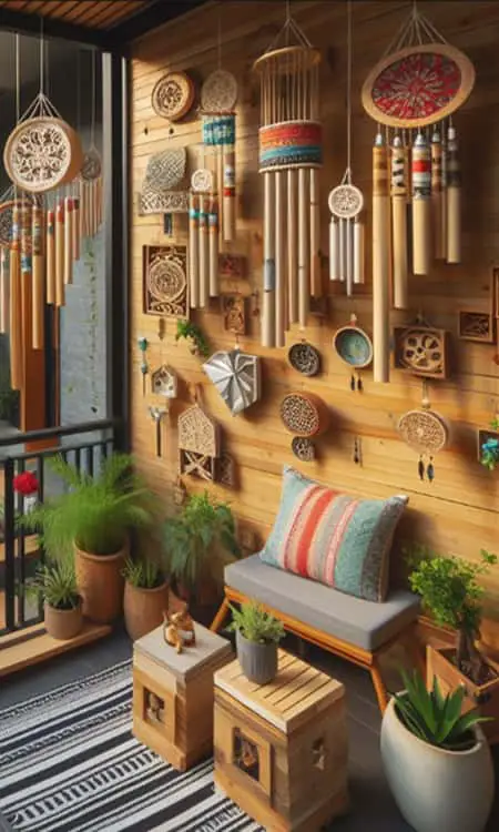 hand made wind chimes