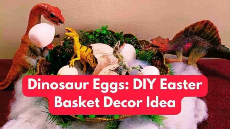 Dinosaur Eggs: DIY Easter Basket Decor Ideas