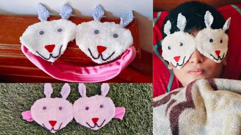 DIY Easter Bunny Eye mask - DIY Gift Idea