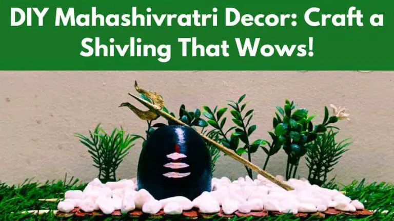 DIY Home Decor Craft For Mahashivratri (Shivling)