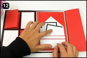 Step 12 - Insert the frames into the envelope