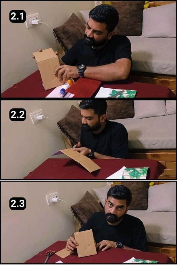 Step 2 - Preparing the Photo frame stand