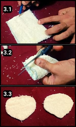 Step 3 - Draw and Cut Bunny's Facial Structures