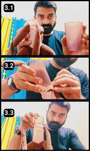 Step 3 - Inserting the glass