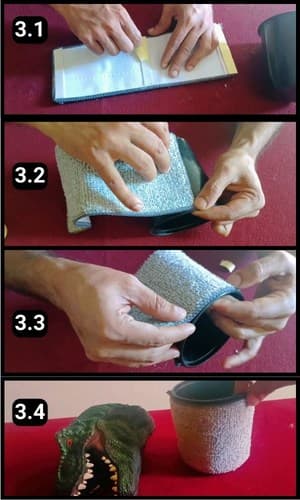 Step 3 - Wrapping the container