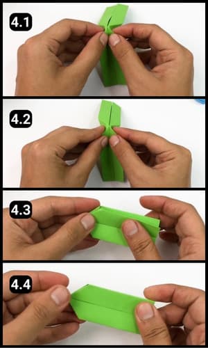 Step 4 - Forming a triangular edge