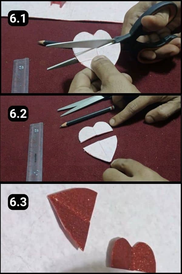 Step 6 - Cut it into half