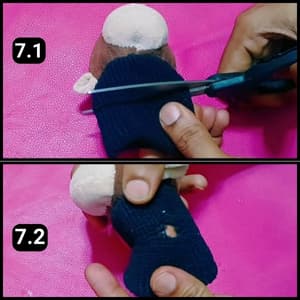 Step 7 - Creating the arm gap