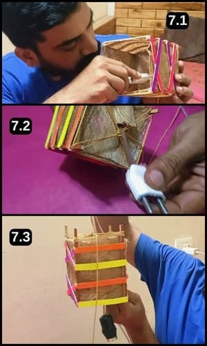 Step 7 - Insert electrical wire 