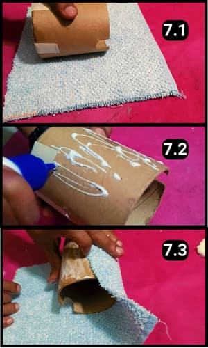 Step 7 - Wrapping the pen holder