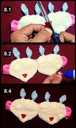 Step 8 - Crafting the Bunny's Nose