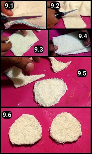 Step 9 - Making the Bunny Face