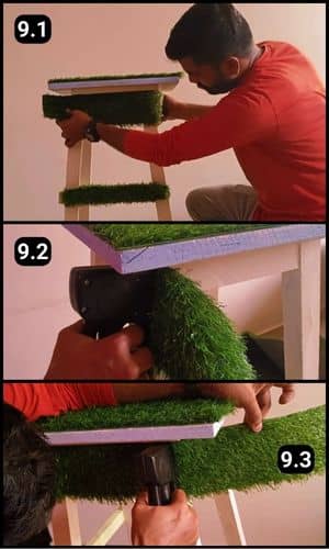 Step 9 - Upper draping