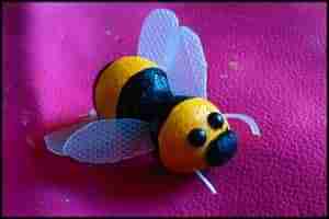 DIY Clay Bumble Bee