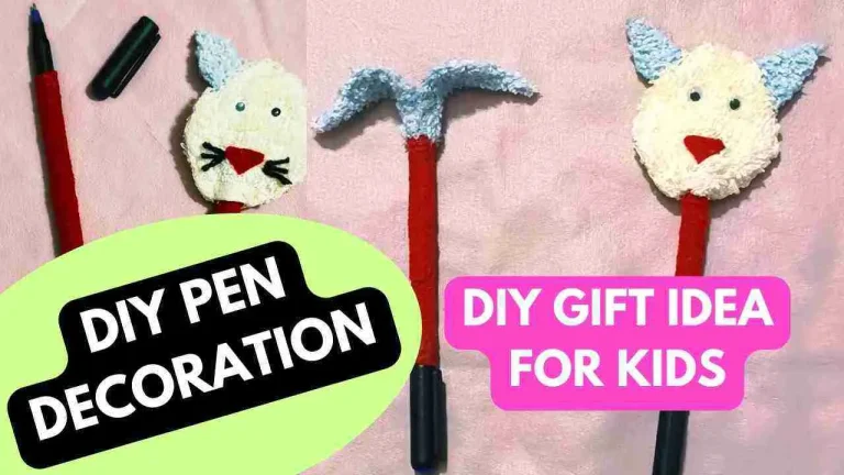 DIY PEN DECORATION Easter Craft - Gift Idea for kids