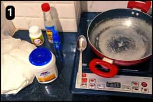 Step 1- Elements Used To Make DIY Homemade Clay Using Cornstarch