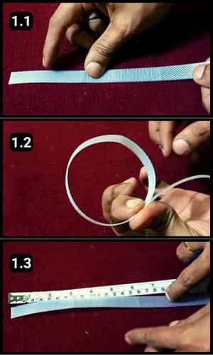 Step 1 - Marking the required Strip Sizes