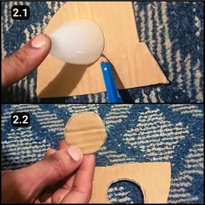 Step 2 - Cutting the facial structure