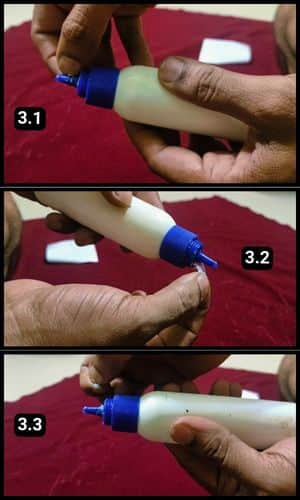 Step 3 - Remove Glue remains from the tip