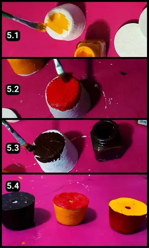 Step 5 - Applying colorful shades