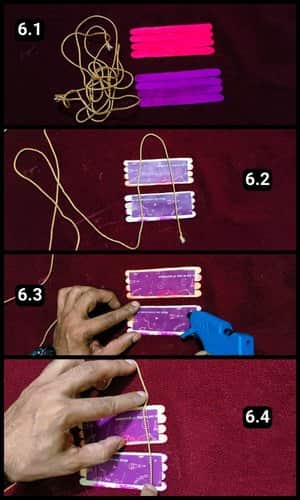 Step 6 - Fixing Decorative Rope