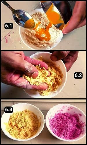 Step 6 - Preparing the Yellow Color Powder