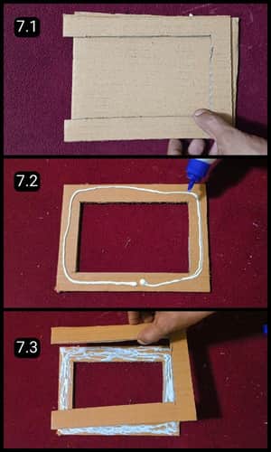 Step 7 - Fixing the Top panel frames