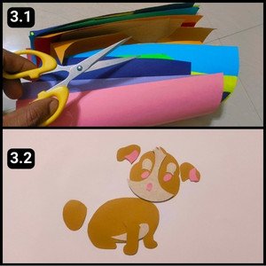 Paper Puppy Craft For Kids (Includes Dog Craft Template)