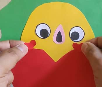 attaching tiny hearts to face