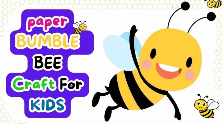 paper Bumblebees Craft for kids