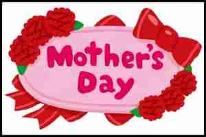 Mother's Day Paper Wreath Craft for KIDS (Completed project)