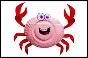 Paper Plate Crab Crafts for KIDS (completed project)