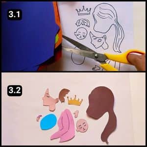 Step 3 - Cutting the Template Shapes