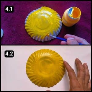 Step 4 - Painting the Paper Plate