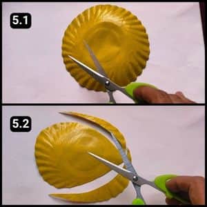 Step 5 - Shaping the Paper Plate