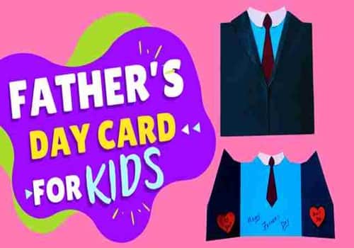 Suit Style DIY Father's Day Card