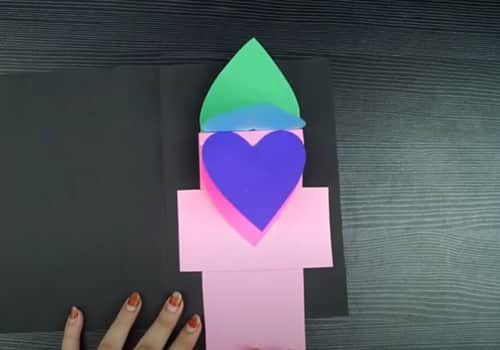 Waterfall Heart Pop-Up Card