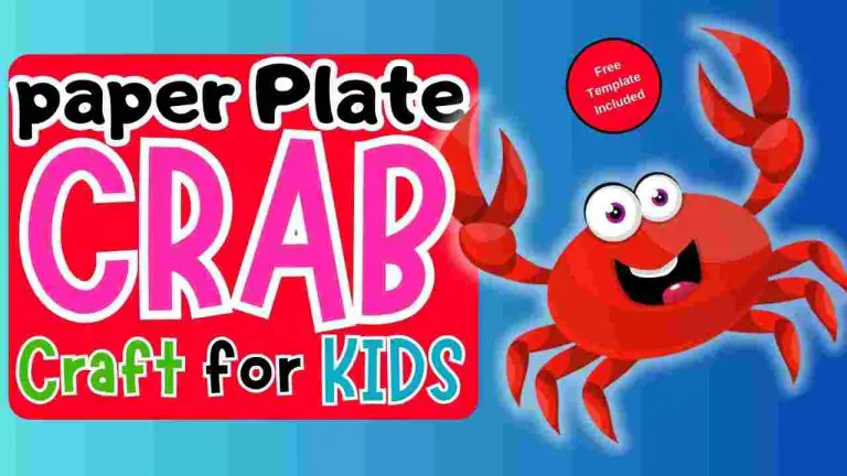 paper plate crab craft for kids