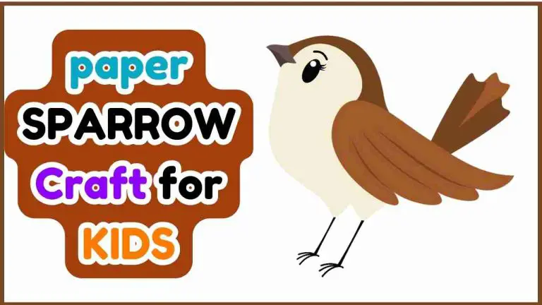 paper sparrow craft for KIDS (featured)