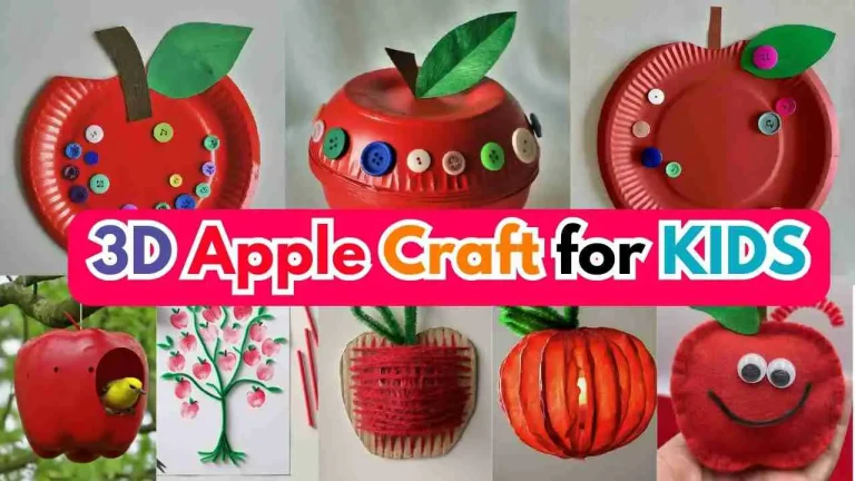 3d Apple Craft Ideas for KIDS