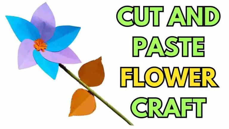 CUT AND PASTE FLOWER CRAFT