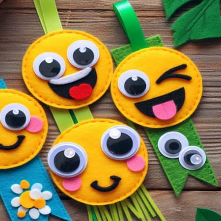 DIY Emoji Bookmarks