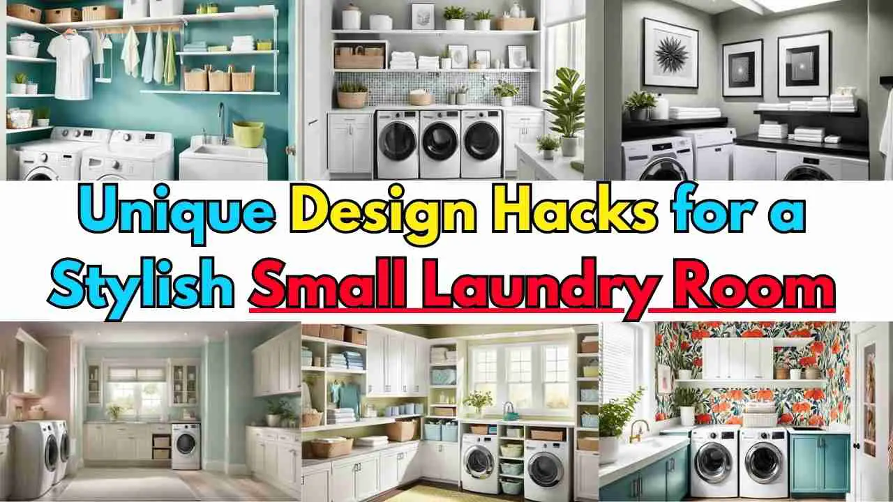 Design hacks for small laundry room