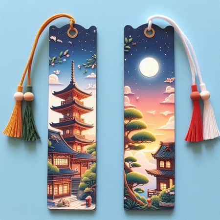 Japanese-Inspired Bookmarks