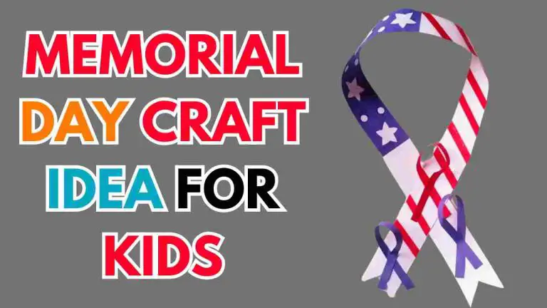 MEMORIAL DAY CRAFT IDEA FOR KIDS