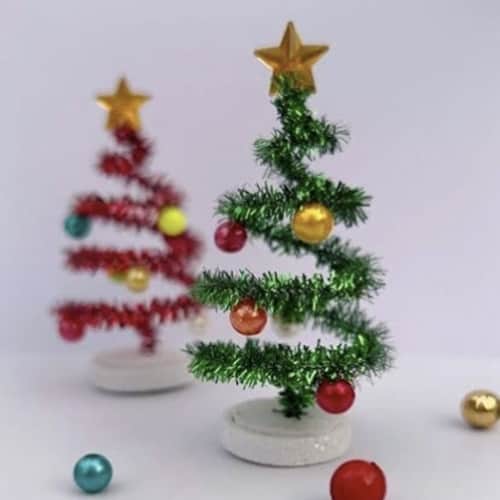 Mini Christmas Tree Craft hacks