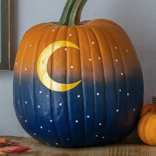 Mystical Moonlit Pumpkin