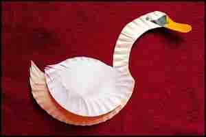 Paper plate Swan Craft for KIDS (Completed Project)